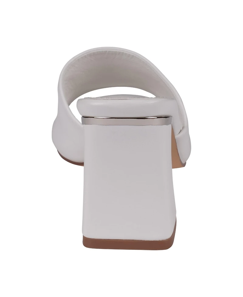 Gc Shoes Women's Soho Square Toe Block Heel Dress Sandals