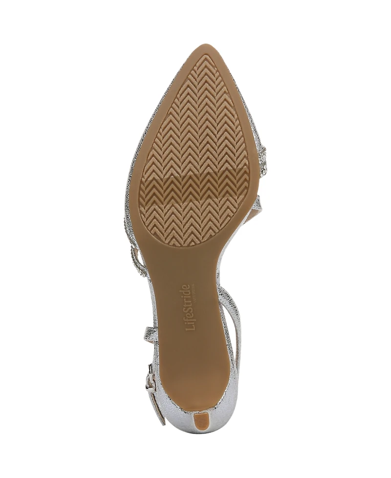 LifeStride Women's Arlo 2 Pointed Toe Slingback Pumps