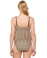Salt Cove Juniors Bow Front Flounce Tankini Top Hipster Bottoms Exclusively At Macys