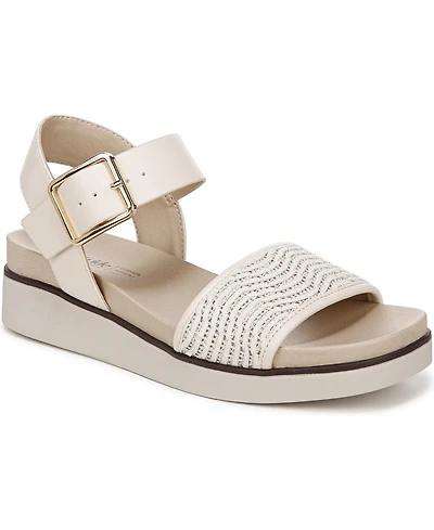 LifeStride Women's Gillian 2 Square Open Toe Platform Sandals