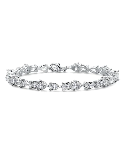 Eternal Sparkle Clear Cubic Zirconia Tennis Bracelet