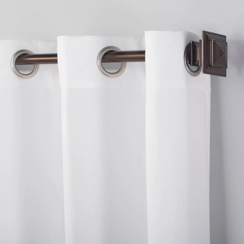 Lindstrom Textured Draft Shield Fleece Insulated Room Darkening Grommet Curtain Panel