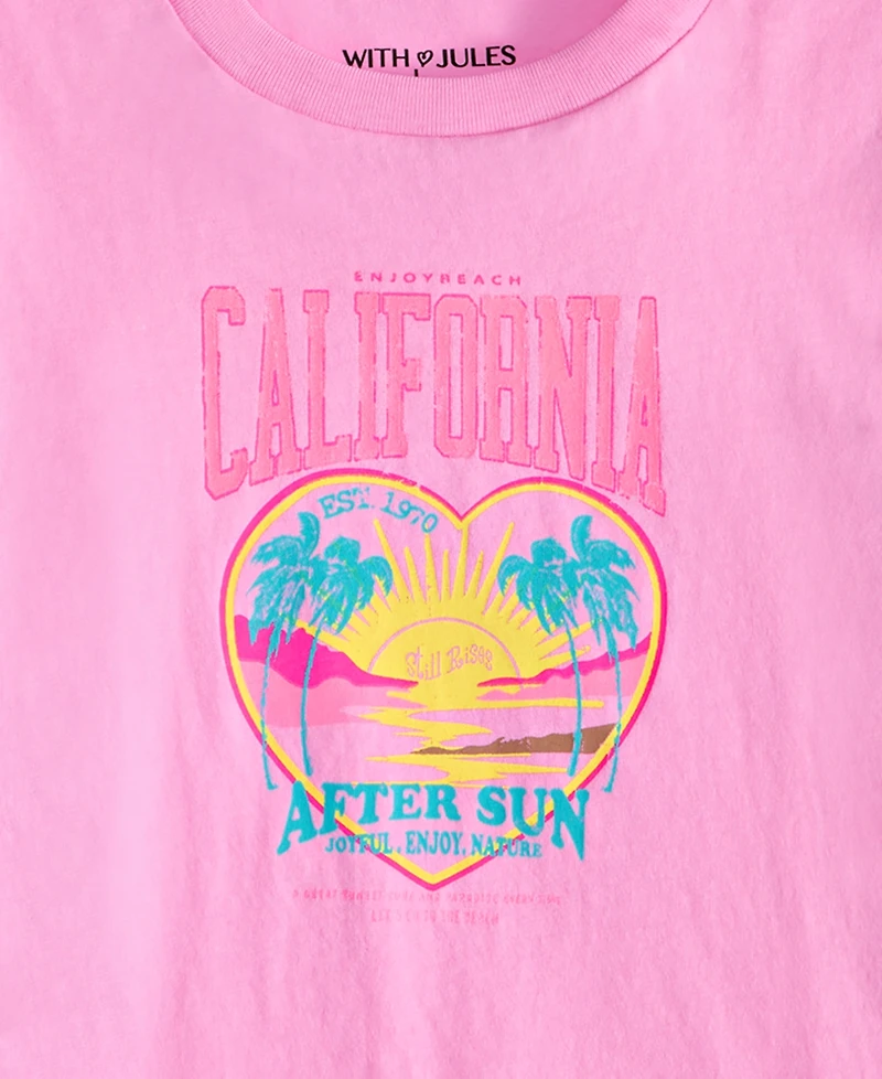 With Jules Big Girl Cali Graphic T-Shirt