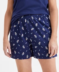 Charter Club Women's Floral Short-Sleeve Pajama Set, Exclusively at Macy's