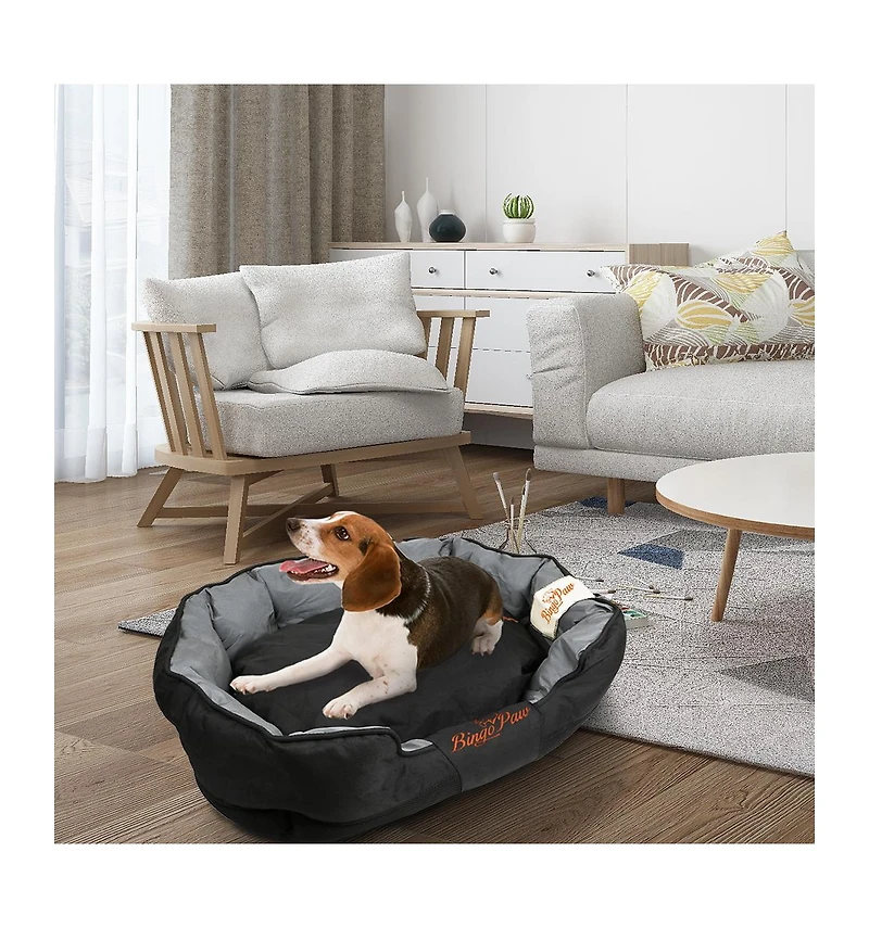 Bingopaw Large Dog Bed Waterproof Sofa Dog Pet Bedding Removable Cushion