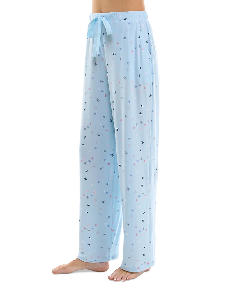 Roudelain Women's Printed Drawstring Pajama Pants