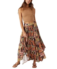 O'Neill Juniors' Marnie Siren Abstract Print Maxi Skirt