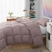 Satin Panda - Coma Inducer Oversized Comforter Set - Bark,Twin Xl