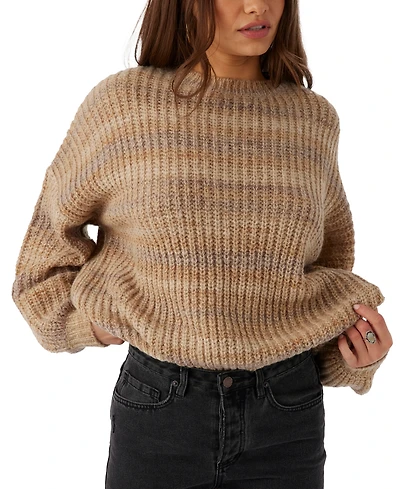 O'Neill Juniors' Bayou Oversized Drop-Shoulder Sweater