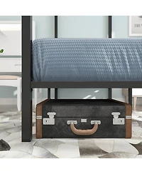 Slickblue Modern Four Poster Canopy Bed - Stylish and Elegant Frame for Bedroom