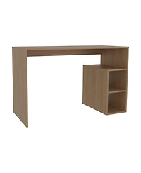 Benson Desk, 3 Shelves, Light Pine