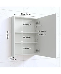 Lalahoo 20"x28" Medicine Cabinet with Lights,Medicine Cabinet Mirror,Medicine Cabinets for Bathroom