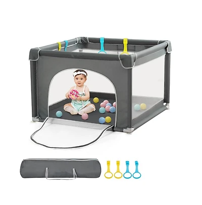 Comomy Small Baby Playpen Activity Center Baby Play Yard Indoor Outdoor 36"x 36"