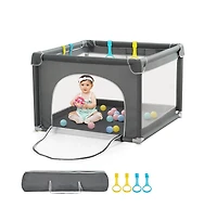 Comomy Small Baby Playpen Activity Center Baby Play Yard Indoor Outdoor 36"x 36"