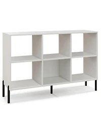 Gouun Open-Back Bookshelf with Drawer for Study