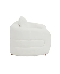 Homelegance 71" White Label Lyman Sherpa Love Seat