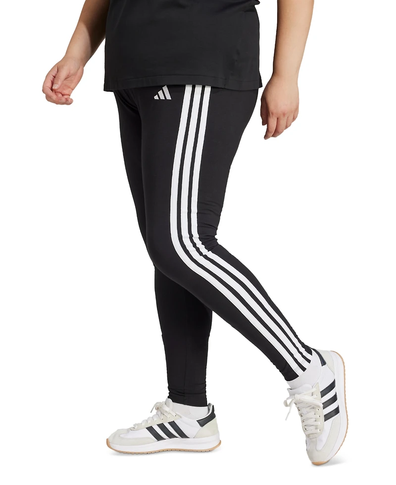 adidas Plus Essentials 3-Stripes Cotton Leggings