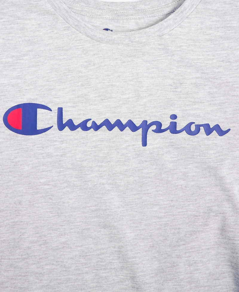 Champion Big Boys Signature Logo T-Shirt