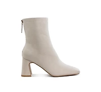 Dimri Square Toe Microfiber Ankle Boots