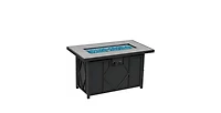 Slickblue 42-inch Outdoor Propane Gas Fire Pit Patio Table with Fire Glass
