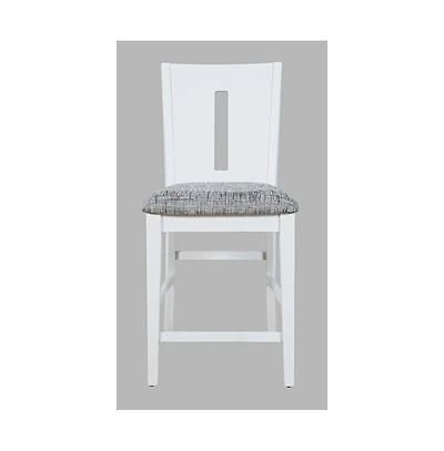 Jofran Urban Icon Contemporary Slotback Upholstered Counter Stool (Set of 2