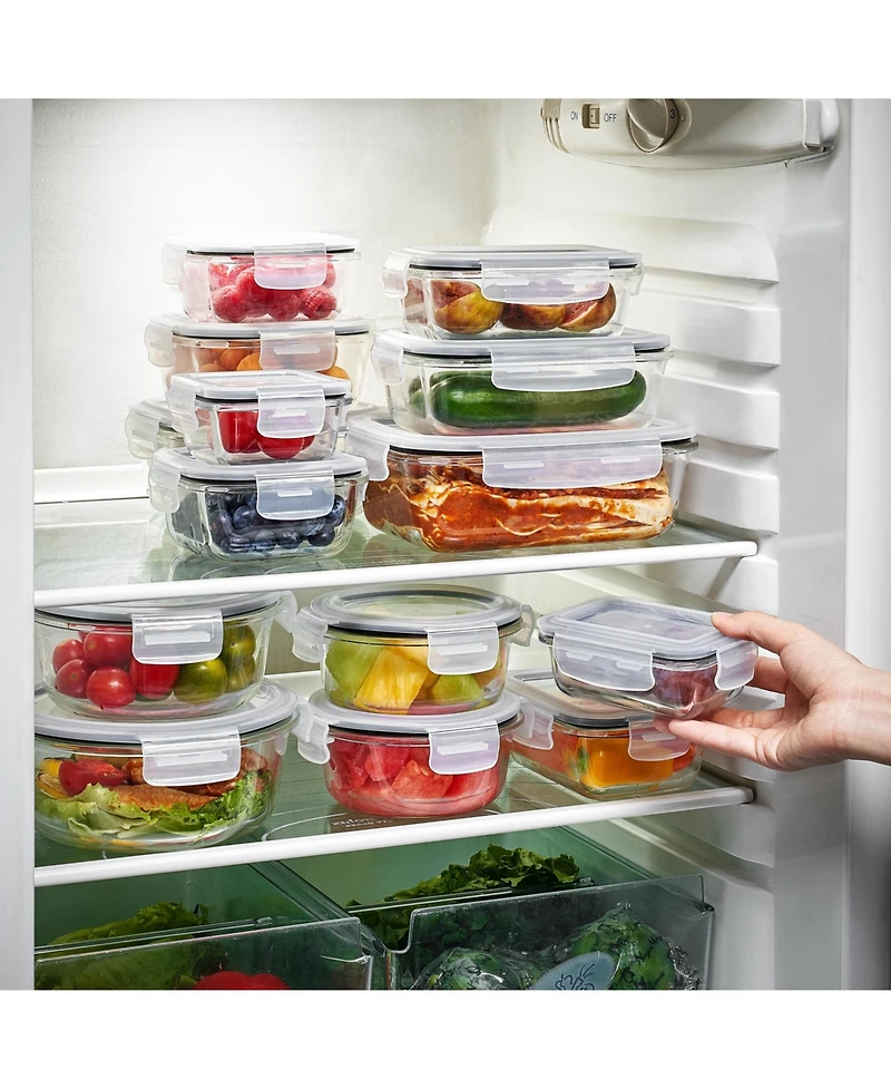 Sorbus -Piece Glass Food Storage Containers with Lids