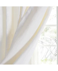 Texture Velvet Back Tab Room Darkening Curtain Panel
