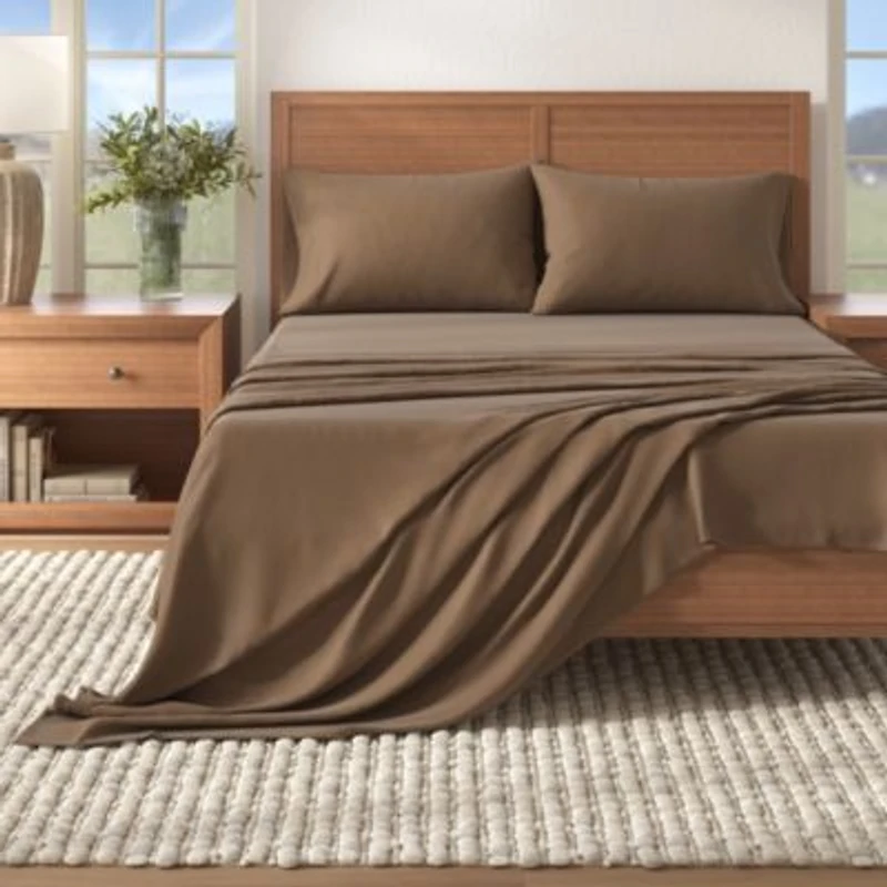 Turkish Cotton Double Brushed Flannel Bed Sheet Set
