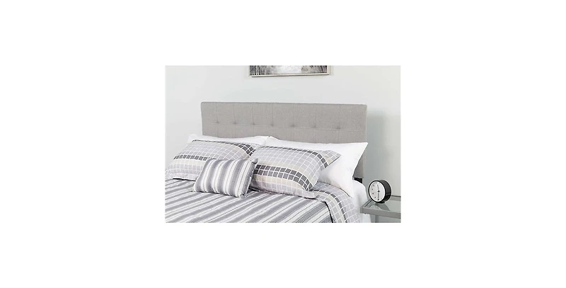 Slickblue Upholstered Panel Headboard - Comfortable Fabric Design for Timeless Style