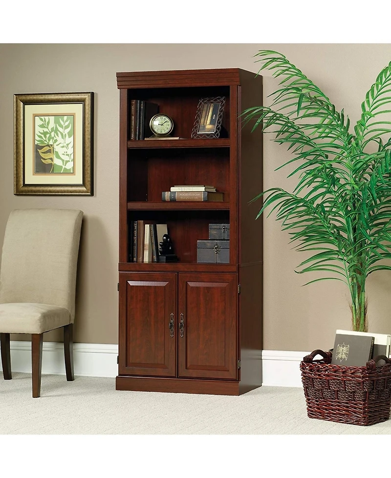 Slickblue High 3-Shelf Wooden Bookcase with Storage Drawer
