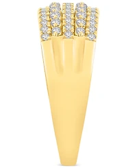 Diamond Multirow Anniversary Band (1/2 ct. t.w.) in 14k Gold