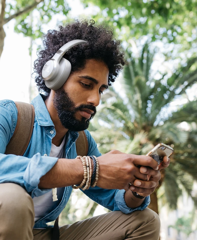 Jbl Live 770NC Bluetooth Over Ear Headphones-White