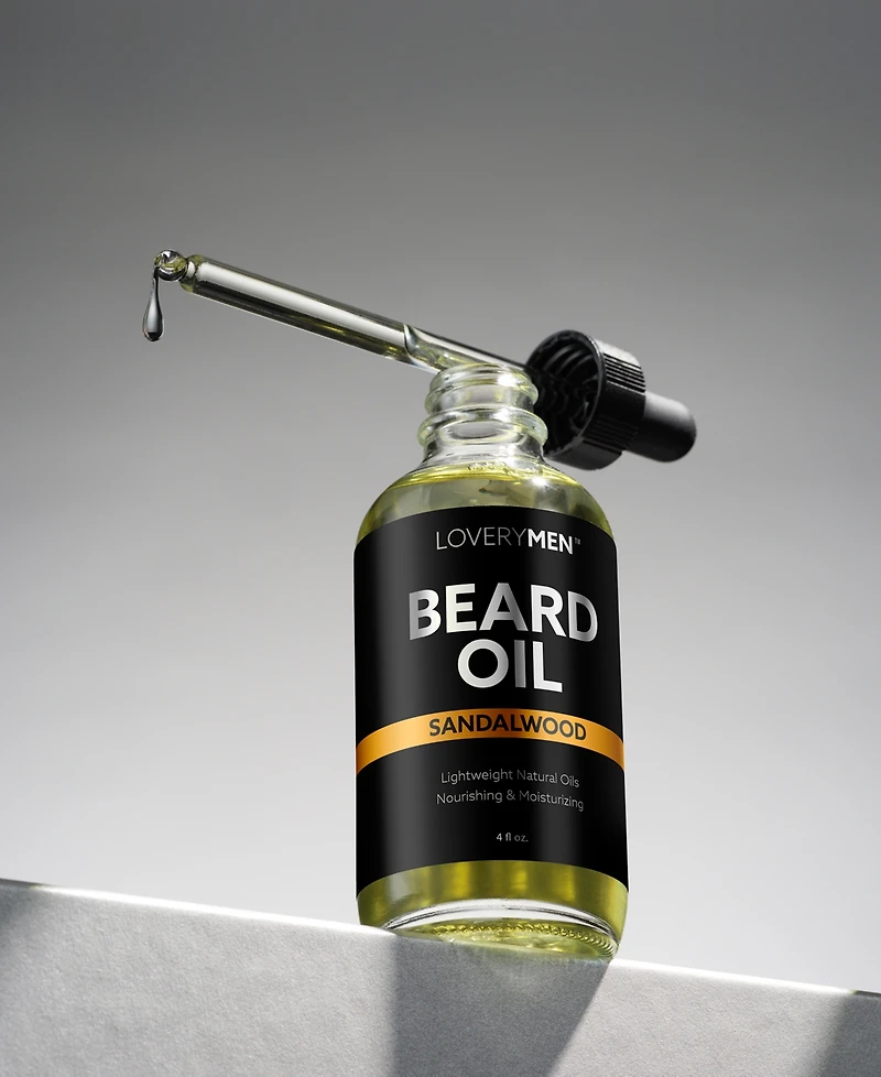 Lovery LoveryMen Sandalwood Beard Oil, 4 oz.