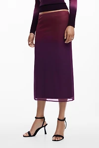 Desigual Women's Gradient flowy skirt