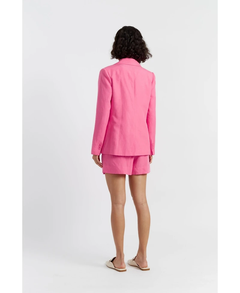 Chinti & Parker Women's Linen Blend Blazer