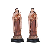 Fc Design "2-pc Set" 5"H Saint Teresa Statue Saint Teresa of Lisieux Holy Figurine Statue Ornament Home Room Office Decor and Perfect Ideas for Housew