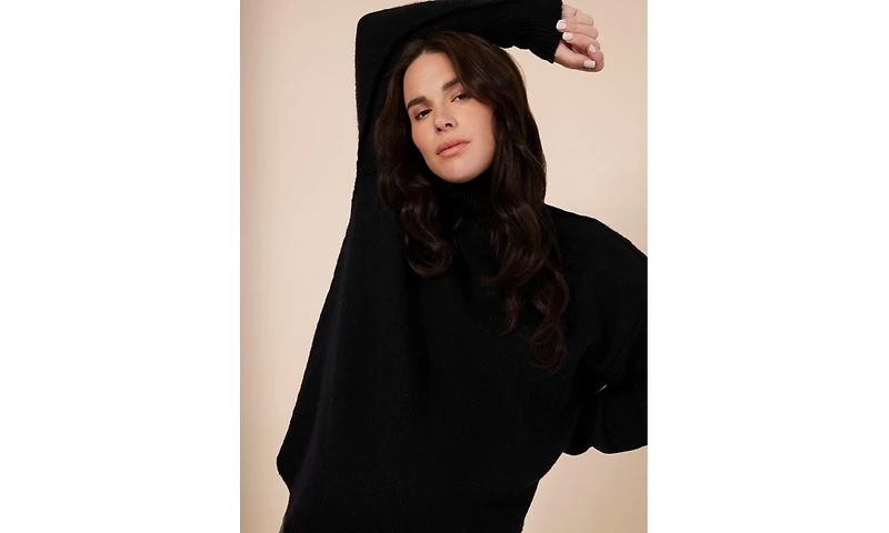 Motherhood Maternity Turtleneck Long Sleeve Knit Sweater 