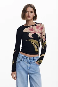 Desigual Women's Orchid long-sleeve T-shirt