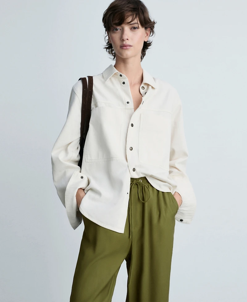 Mango Women's Straight Suit Pants