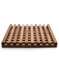Ironwood Acacia Wood 10" Venetian Trivet