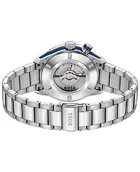 Hugo Boss Men's Bossmatic Silver Stainless Steel Watch