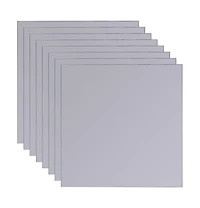 vidaXL Frameless Mirror Tiles Glass 8 pcs 8.1"