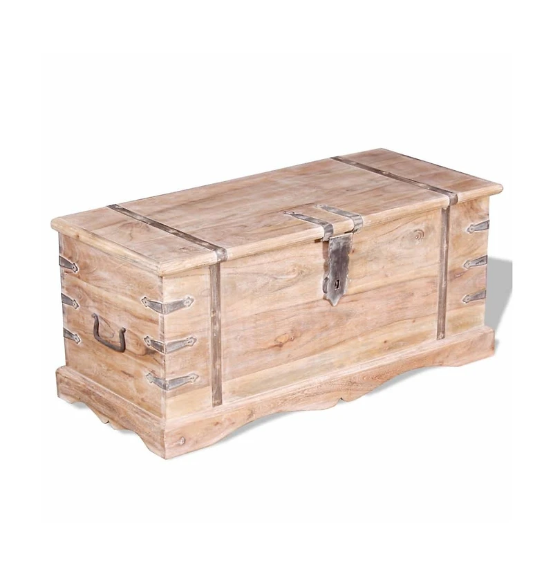 vidaXL Storage Chest Acacia Wood
