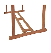 vidaXL Patio Table 70.9"x35.4"x29.5" Solid Teak Wood