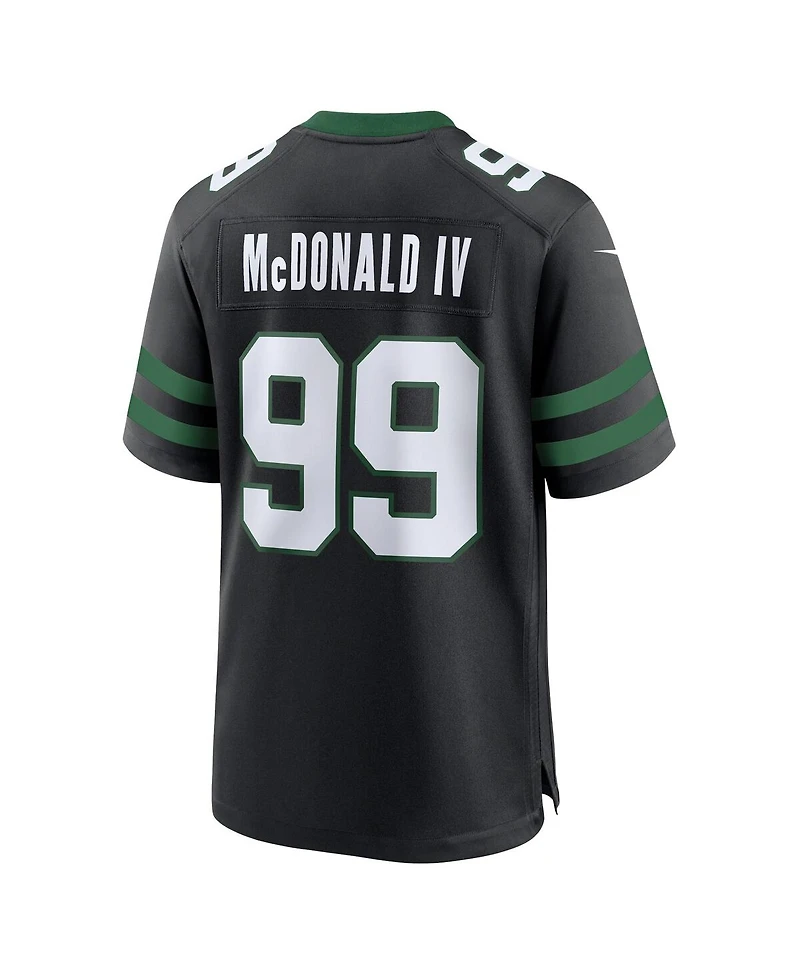 Nike Men's Will McDonald Iv Legacy Black New York Jets Alternate Game Jersey