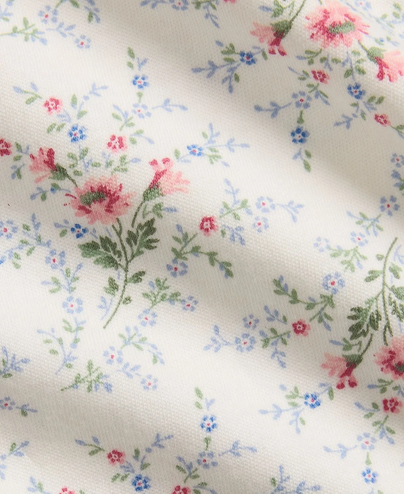 Polo Ralph Lauren Baby Cotton Floral Footed Coverall