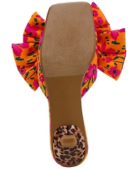 Betsey Johnson Women's Aylah Bow Kitten-Heel Sandals