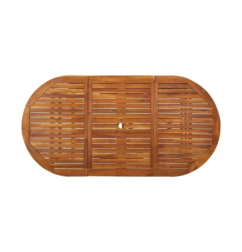 vidaXL Patio Dining Table 70.9"x35.4"x29.5" Solid Acacia Wood