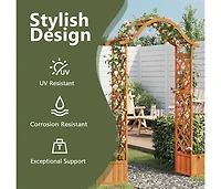 Garden Pergola with Planter Solid Firewood