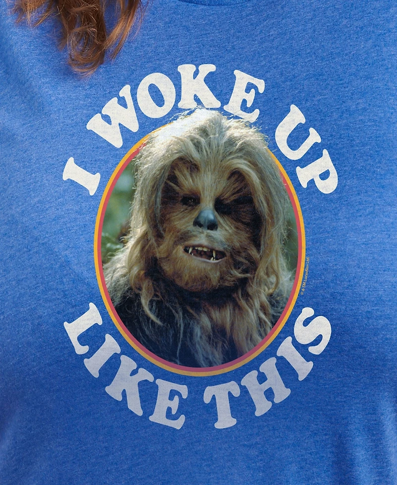 Hybrid Apparel Plus Trendy Star Wars I Woke Up Classics Graphic Crewneck T-Shirt